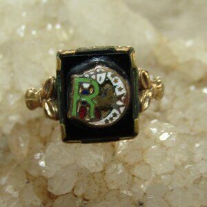 Vintage Clark & Coombs 10kt Daughters of Rebekah Ring